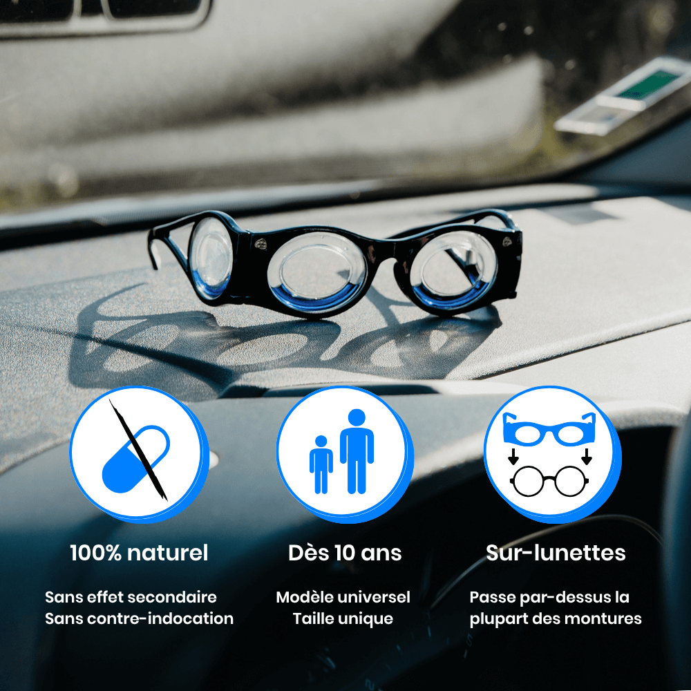 Boarding Glasses - Lunettes mal des transports Argent