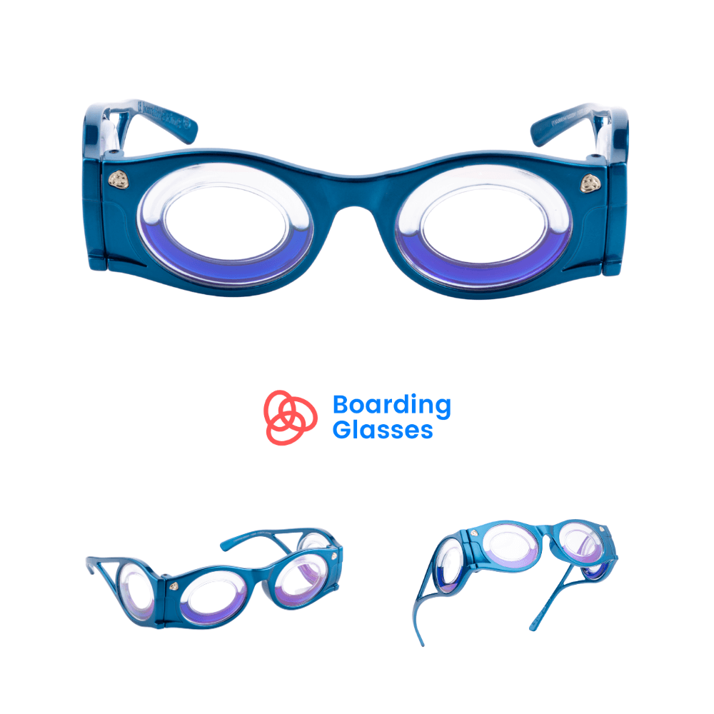 Boarding Glasses - Lunettes mal des transports Bleu