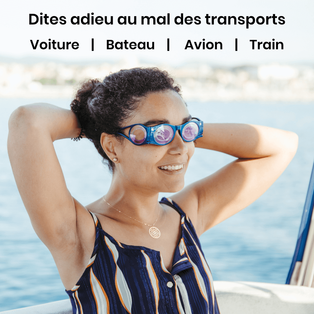 Boarding Glasses - Lunettes mal des transports Bleu