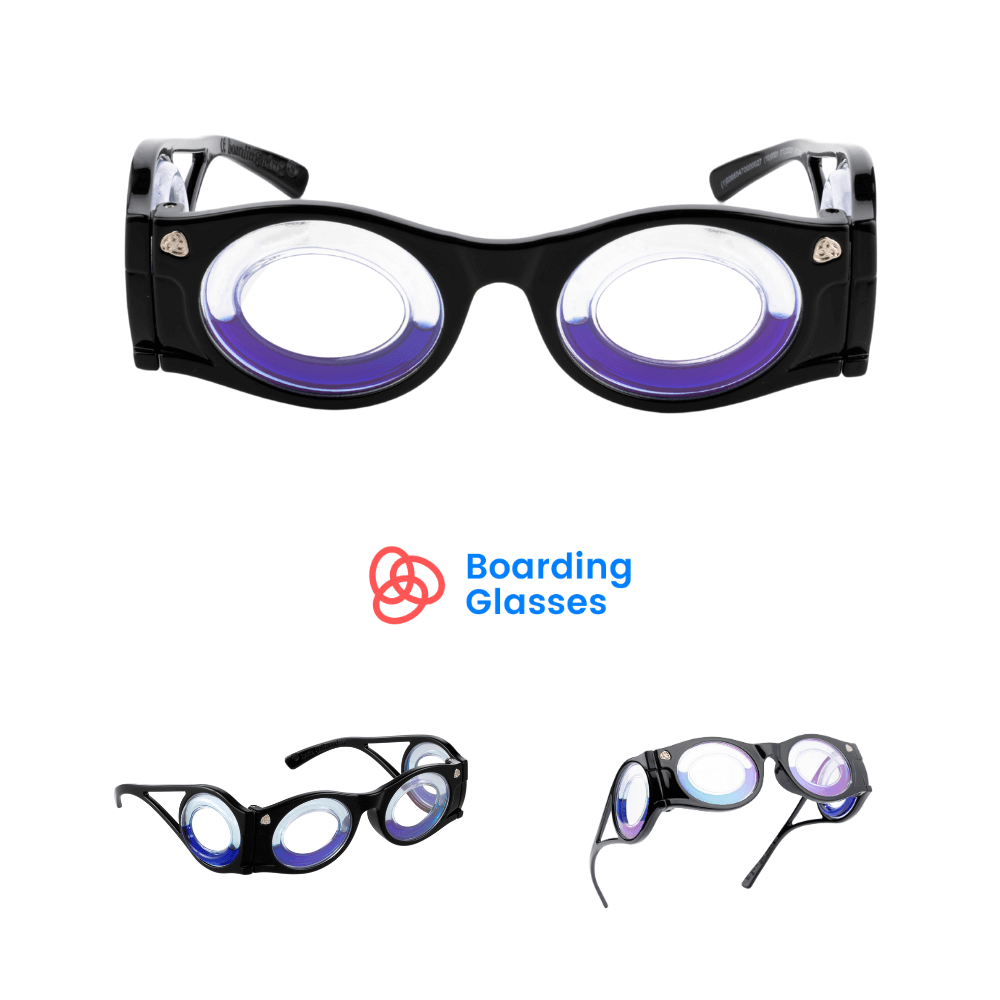 Boarding Glasses - Lunettes mal des transports Noir