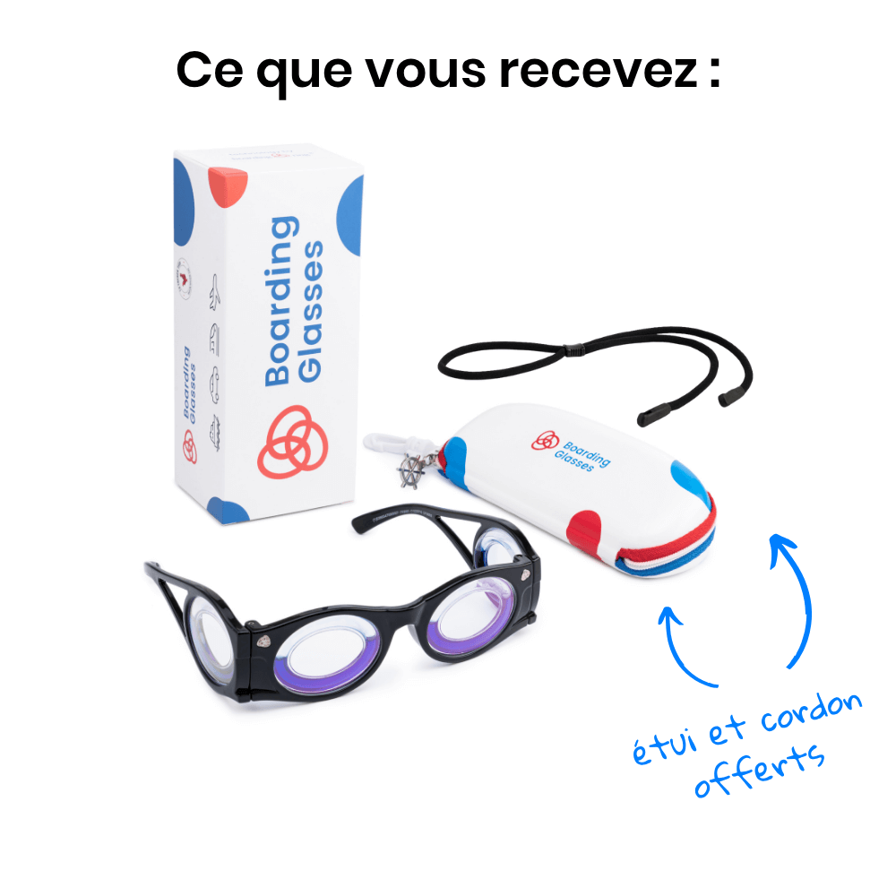 Boarding Glasses - Lunettes mal des transports Noir