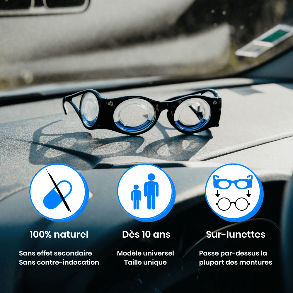 Boarding Glasses - Lunettes mal des transports Noir