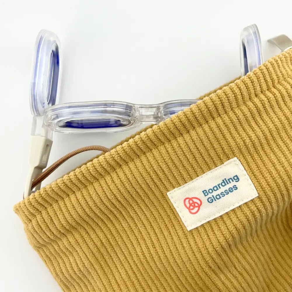 Étui souple pour lunettes Ringo marron-beige