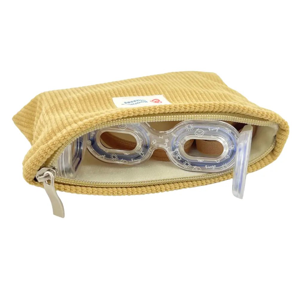 Étui souple pour lunettes Ringo marron-beige
