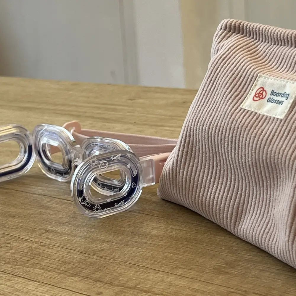 Étui souple pour lunettes Ringo rose