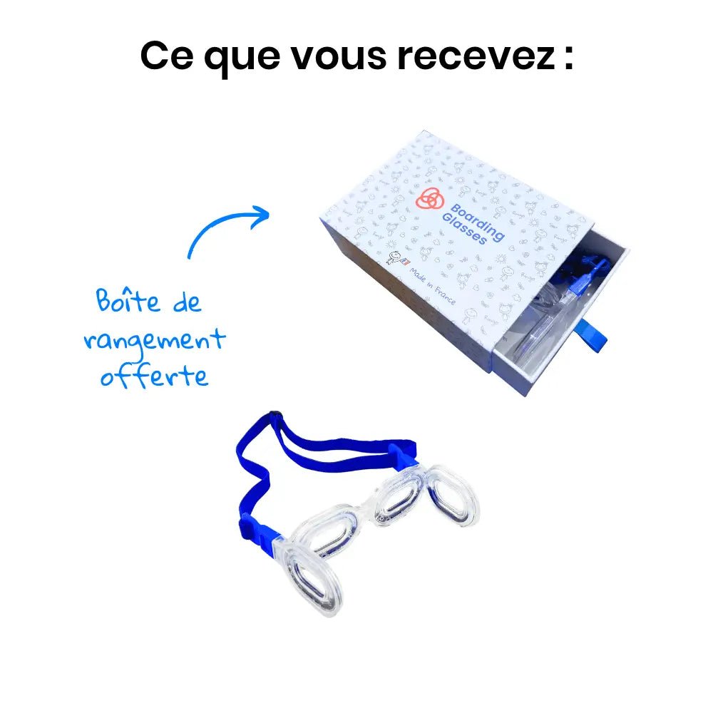 Ringo - Lunettes mal des transports enfants bleu