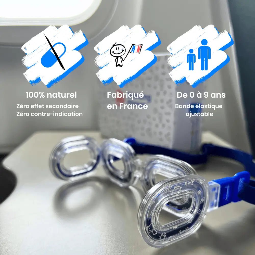 Ringo - Lunettes mal des transports enfants bleu