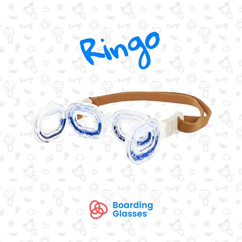 Ringo - Lunettes mal des transports enfants Marron-Beige