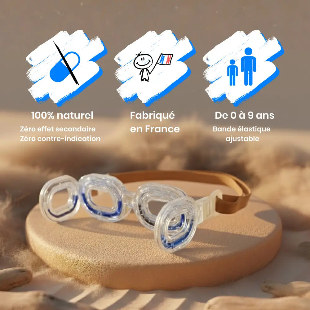 Ringo - Lunettes mal des transports enfants Marron-Beige