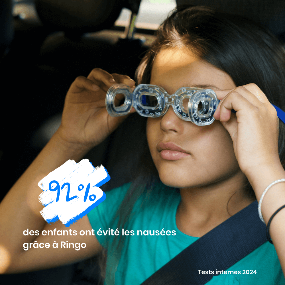 Ringo - Lunettes mal des transports enfants Rose