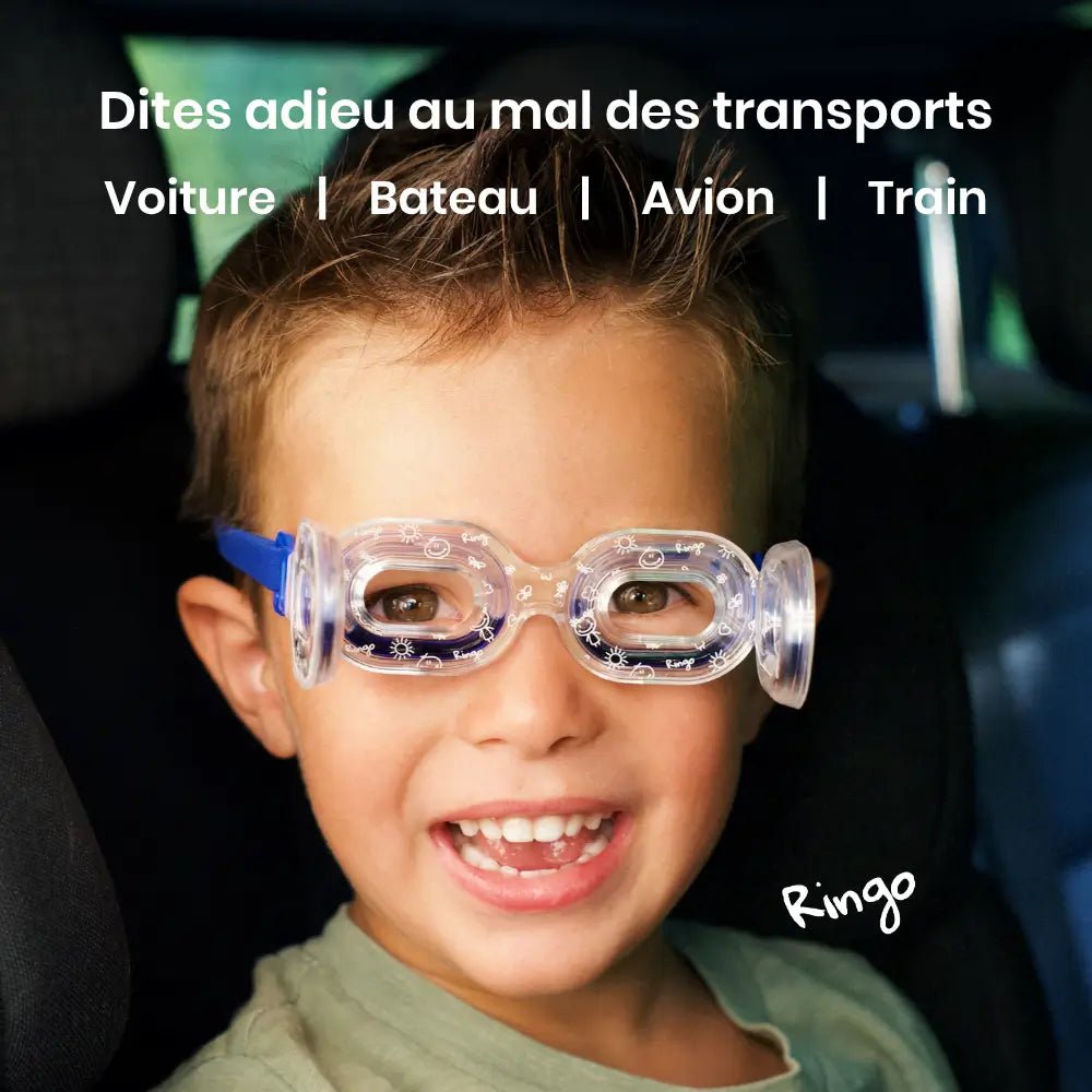 Ringo - Lunettes mal des transports enfants rose